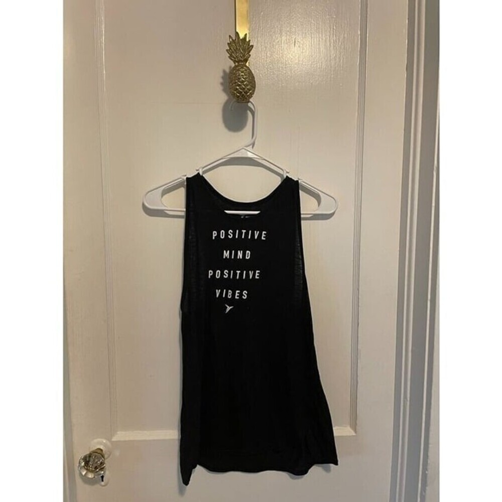 Old Navy Active Women's size Medium Positive Mind Positive Vibes Tanktop